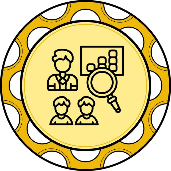 Proje web simgesi vektör illüstrasyonu