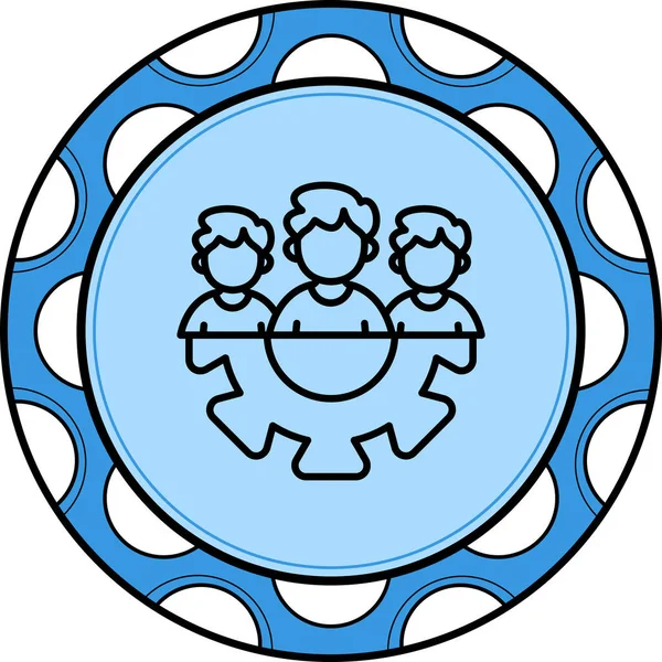 yönetim web simgesi vektör illüstrasyonu