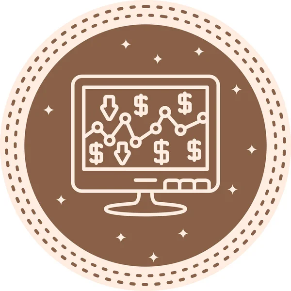 Pazarlama simgesi vektör illüstrasyon tasarımı