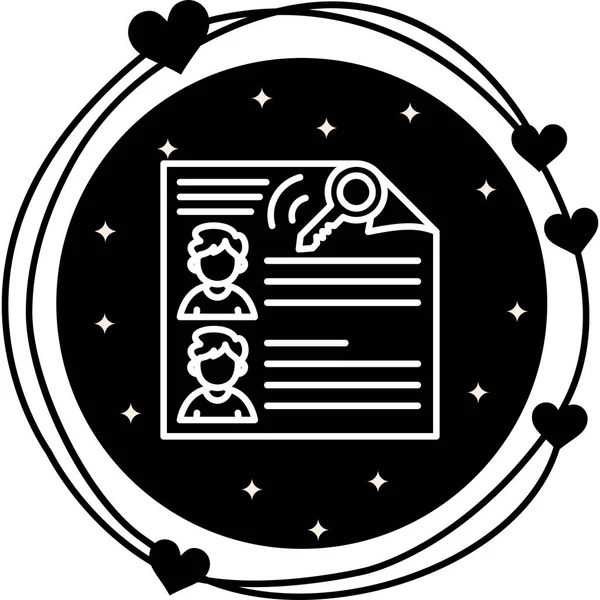 veri simgesine sahip belge, vektör illüstrasyonu basit tasarım