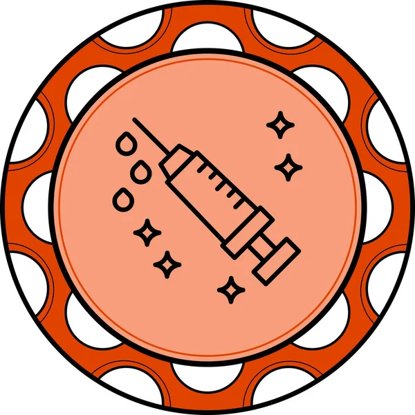 Şırınga Premium Çağdaş Düz Vektör Özelliği