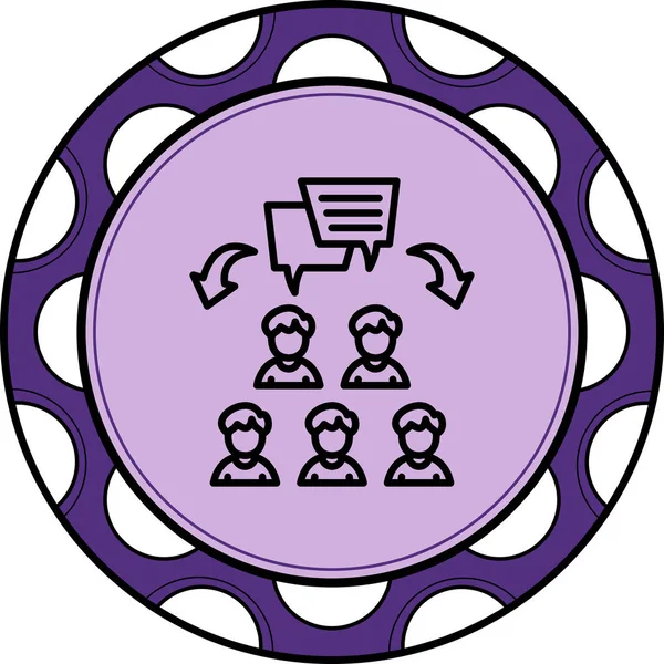 Takım Çalışması Premium Çağdaş Düz Vektör Özelliği