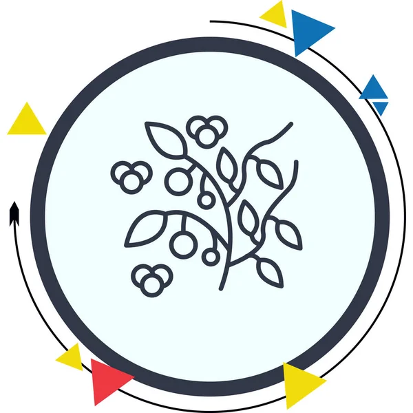 Ökseotu Bitkileri Sofistike Özel Vektör Sanatı Nesnesi