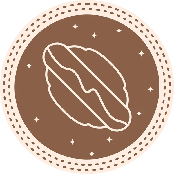 Hot Dog Dinamik Sofistike Düz Sanat Düzeni