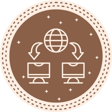 Ağ Bağlantısı Modaya uygun Temiz Ürün Tasarımı Nesnesi