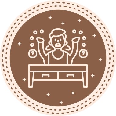 Dikkatsiz Gelişmiş İşlevsel Web Arayüzü Sembolü