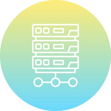 Sunucu Seçkin Markalaştırma Vektör Varlığı