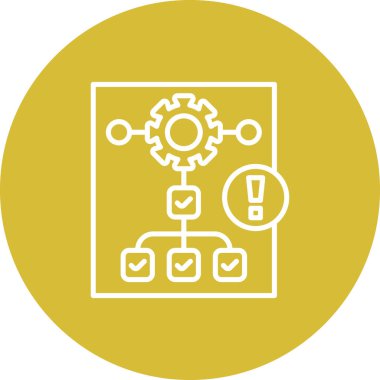 Proje web simgesi vektör illüstrasyonu