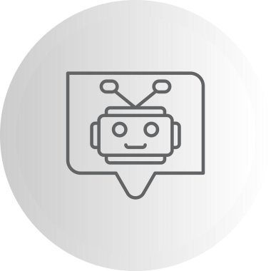 ileti web simgesi vektör illüstrasyonu