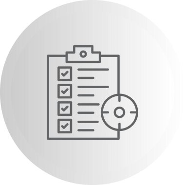 Planlayıcı Asgari Düz Vektör İllüstrasyonu