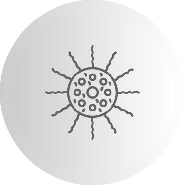 Golenkinia Radiata Yüksek Kaliteli Özel Vektör Tasarımı