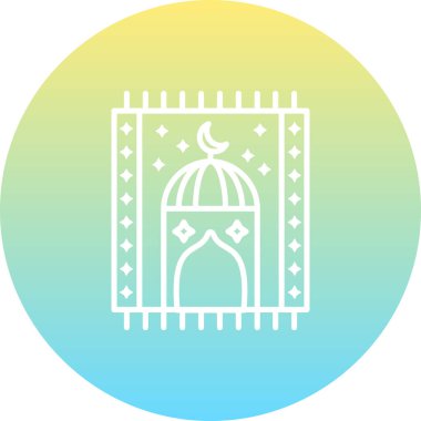 Müslüman Duası Rug Web simgesi