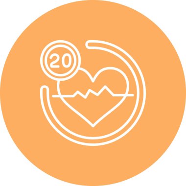 kalp hızı izleme sistemi simgesi