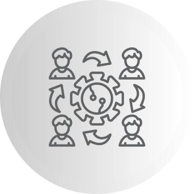 Çalışan Yüksek Kaliteli Modern Vektör Elementi