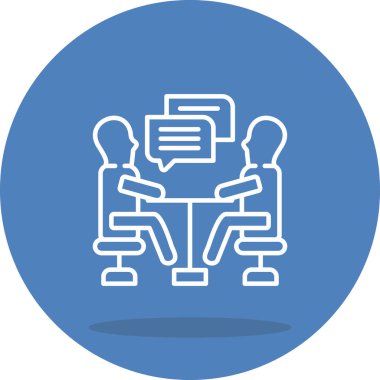  toplantı simgesi vektör illüstrasyon tasarımı