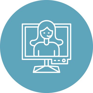 Çevrimiçi Destek Yüksek Kaliteli Ölçeklenebilir Vektör İllüstrasyonu