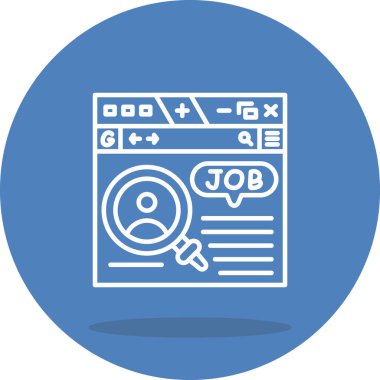 İş Araması Web Sitesi Dinamik Özel Dijital Sanat Düzeni