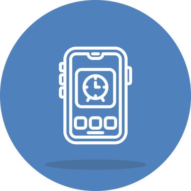 Mobil Saat Yenilikçi Minimum Ürün Tasarım Düzeni