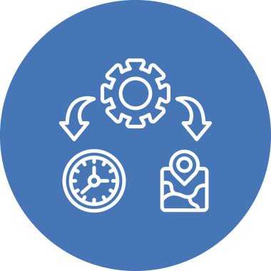 yönetim web simgesi vektör illüstrasyonu