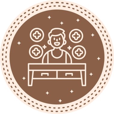 Pozitif Düşünme Simgesi, Basit İllüstrasyon