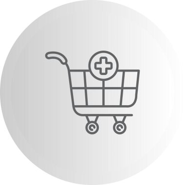 Cart web simgesi vektör illüstrasyonuna ekle