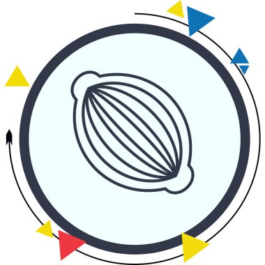 Kas ağı simgesi vektör illüstrasyonu