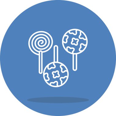 Lollipops web icons vector illustration
