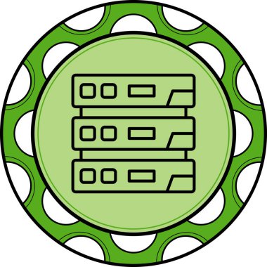 Sunucu Sofistike Temiz Ürün Grafik Şekli