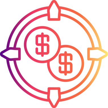 hedef web simge vektör çizim