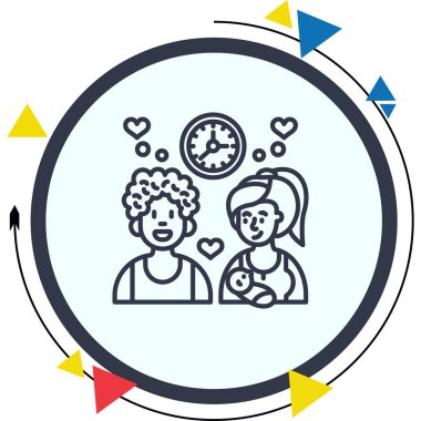 Aile Zamanı Modern Soyut Yaratıcı Tasarım Varlığı