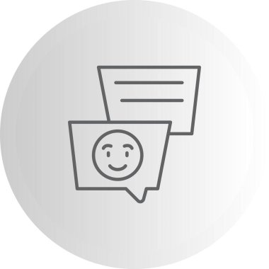 Emoji Web simgesi vektör illüstrasyonu