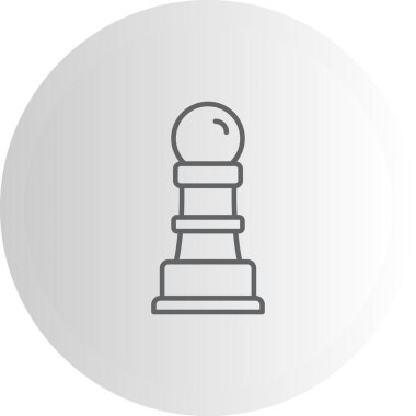 Strateji modern simgesinin vektör çizimi