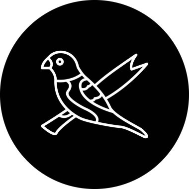 Göğüs simgesi basit düz illüstrasyon