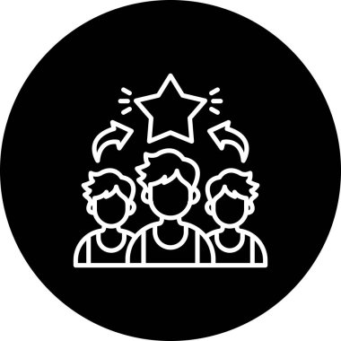 iş liderliği, web basit simgesi