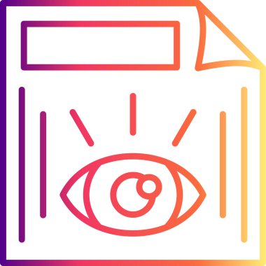 Simge vektör illüstrasyon tasarımını gözden geçir