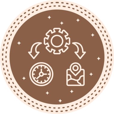 yönetim web simgesi vektör illüstrasyonu