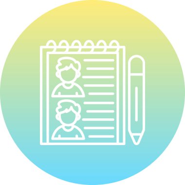 Pano simgesi, vektör illüstrasyonu basit tasarım