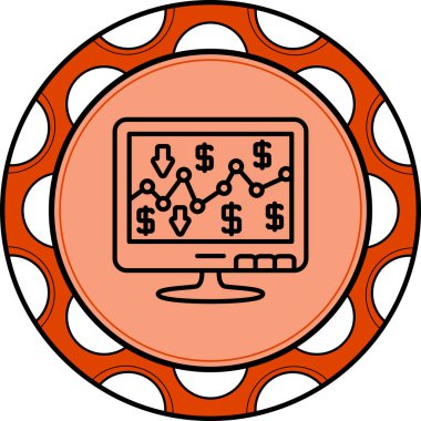 Pazarlama simgesi vektör illüstrasyon tasarımı