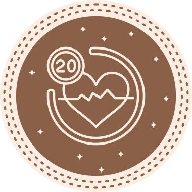 kalp hızı izleme sistemi simgesi