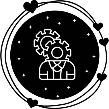 yönetim web simgesi vektör illüstrasyonu