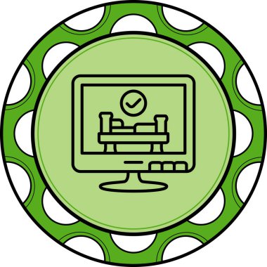 Çevrimiçi Rezervasyon Tarzı İşlevsel Web Arayüzü Elemanı