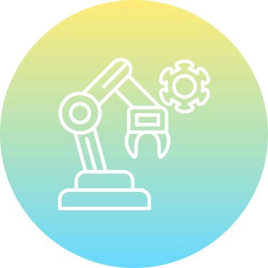 Robotik Gelişmiş İşlevsel Web Arayüzü Sembolü