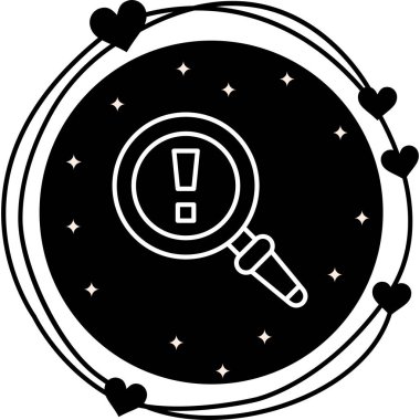 Risk simgesi vektör illüstrasyon tasarımı