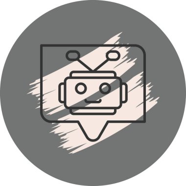 ileti web simgesi vektör illüstrasyonu