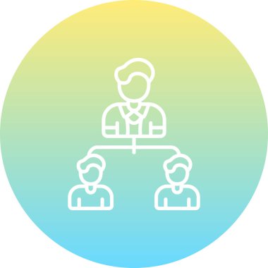 iş liderliği, web basit simgesi