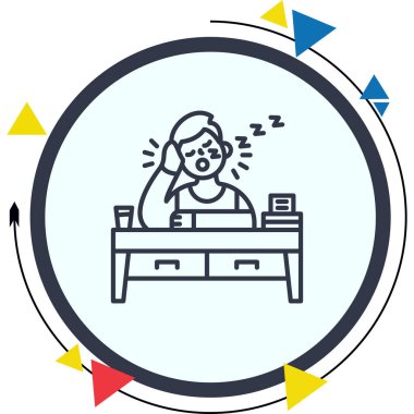 Yeterli Uyku Biçimli Yaratıcı Tasarım Elementi