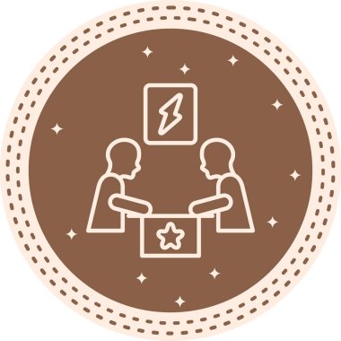 Çakışma Çözünürlüğü Web simgesi vektör çizimi