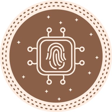 Biyometrik Stil Düz Kullanıcı Arayüzü Özelliği