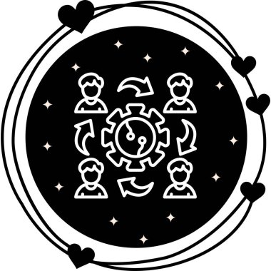 Çalışan Sofistike Özel Vektör Sanat Nesnesi