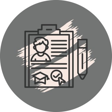 Müfredat Panosu Dengeli Profesyonel Markalaşma Grafik Sembolü